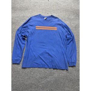old navy long sleeve shirt Y2K Blue/orange Graphic